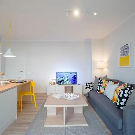 公寓 Scandinavian Airy In Business Area & Airport *
